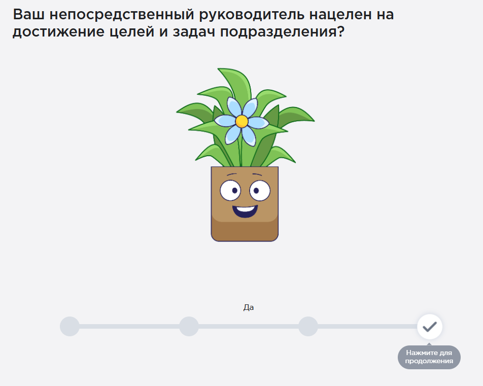 Примеры вопросов, метрика «Руководитель»